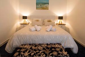 Posteľ alebo postele v izbe v ubytovaní El Sabor del Sur, Apartamentos Living Sur