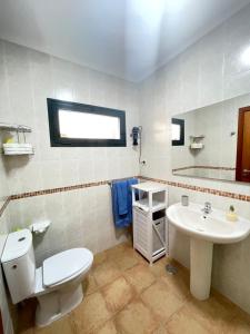 Koupelna v ubytování Casa Aleri