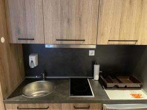 A kitchen or kitchenette at Mountain Story