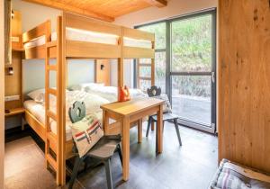 Postel nebo postele na pokoji v ubytování Ferienhaus Kirchbach