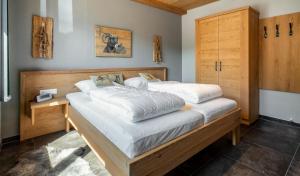 Letto o letti in una camera di Ferienhaus Kirchbach