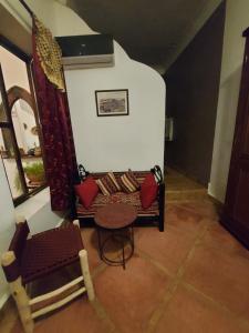 Posezení v ubytování Riad dar Karam