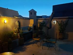 Patio nebo venkovní prostory v ubytování Riad dar Karam