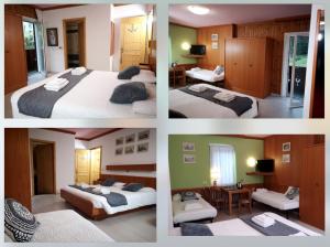Postel nebo postele na pokoji v ubytování Hotel Villa Milano