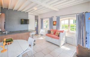 A seating area at Beautiful Home In La Gaude With Kitchen