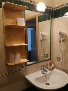 Koupelna v ubytování Hotel Villa Milano