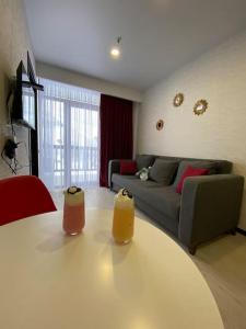 Posezení v ubytování Hotel Qumli Apartment with mountain views