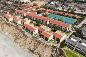 an aerial view of a resort next to the ocean at Oceanfront Views, Heated Pool, Hot Tubs, Parking in Solana Beach