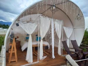 Patio nebo venkovní prostory v ubytování Origen Glamping en Villa de Leyva