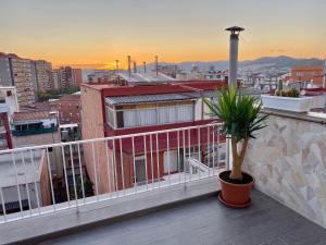 A balcony or terrace at Amazing Badalona Apartment With Terrace
