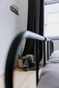 Postel nebo postele na pokoji v ubytování Au Numéro 5