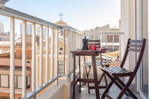 Balkón nebo terasa v ubytování Hostal El Perelló, Valencia