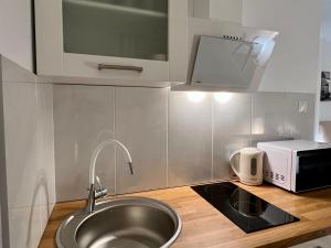 Kuchnia lub aneks kuchenny w obiekcie Louis & Elza Old Town Romantic apartments