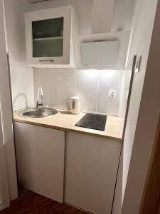 Kuchnia lub aneks kuchenny w obiekcie Louis & Elza Old Town Romantic apartments