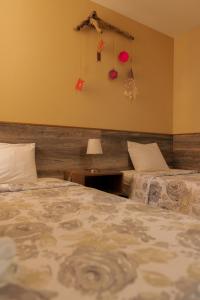 Cama ou camas em um quarto em Hotel El Huacachinero