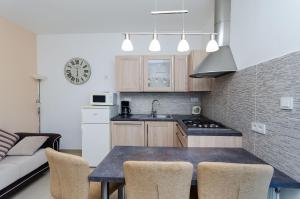 Kuchyň nebo kuchyňský kout v ubytování Apartments Marija G