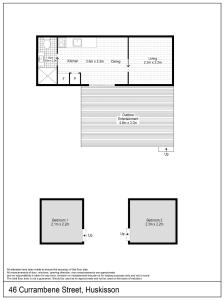 Planimetria di Husky Tiny Home by Experience Jervis Bay