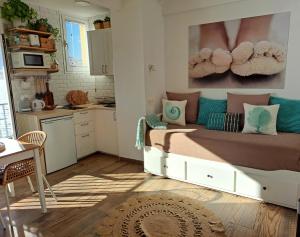 A kitchen or kitchenette at Estudio Pies de Arena