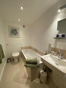 Kupaonica u objektu 2 Bedroom Apartment With Garden Lansdown Bath