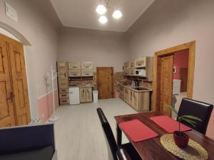 Kuchyň nebo kuchyňský kout v ubytování Zámecký apartmán - Castle apartment