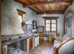 Posezení v ubytování La Vecchia Quercia