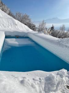 Ferienhaus Kirchbach durante l'inverno