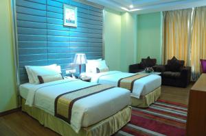 Katil atau katil-katil dalam bilik di Best Western Green Hill Hotel