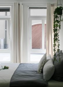 Postel nebo postele na pokoji v ubytování American Ease Apartments - Hahnbach, Vilseck, Weiden