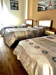 Postel nebo postele na pokoji v ubytování Albergo pizzeria 76 06