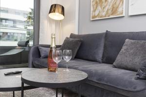 Posedenie v ubytovaní Gdynia Plac Unii Śródmieście Apartment by Noclegi Renters