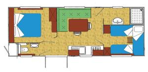 Majutuskoha Camping & Village Polvese korruse plaan