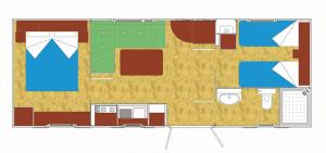 Majutuskoha Camping & Village Polvese korruse plaan