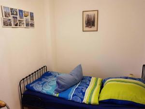 Postel nebo postele na pokoji v ubytování Apartment am Europakanal
