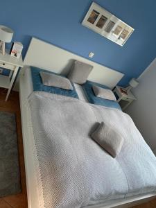 Postel nebo postele na pokoji v ubytování Am Haferland "Darß-Traum"