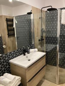 Kúpeľňa v ubytovaní BALTICUS Promenada Gwiazd 14A apartament 88