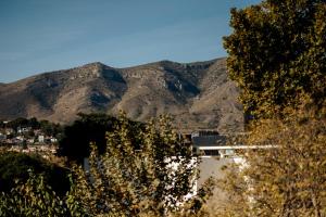 une montagne au loin avec des arbres au premier plan dans l'établissement Top2Stay Los Alamos, à Torremolinos