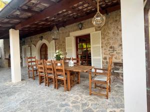 Restaurace v ubytování Cas Puput Mallorca