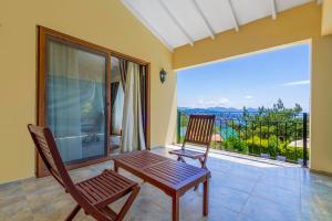 A balcony or terrace at Alya Villa Butik Hotel