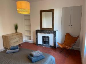 Posedenie v ubytovaní Appartement entièrement rénové au cœur d’Avignon