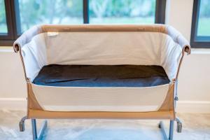 a crib in a room with a mattress at Aora Pool Villa Huahin in Ban Bo Fai +24 photos
