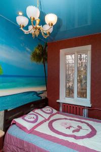 Postel nebo postele na pokoji v ubytování Comfortable apartments in the center of Dnipro + 42 fotografií