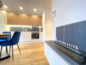 Dapur atau dapur kecil di Lux Apartment Ski&Golf