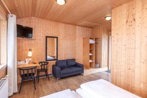 Postel nebo postele na pokoji v ubytování Árnanes Country Hotel