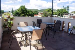 Nespecifikovaný výhled na hory nebo výhled na hory při pohledu z hotelu