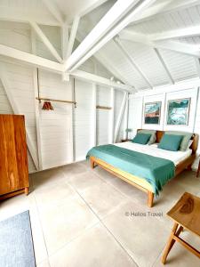 Postel nebo postele na pokoji v ubytování Villa Etoile Matutine, 3 chambres, piscine, belle vue mer