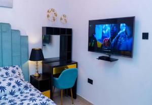 TV a/nebo společenská místnost v ubytování Westpark Luxury Apartments