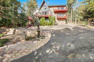 a house with a driveway leading up to it at Black Diamond Vista in Big Bear Lake