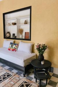 Posezení v ubytování Riad Maison 24
