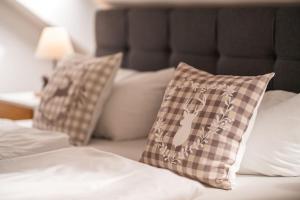 Postel nebo postele na pokoji v ubytování Hotel Großbach