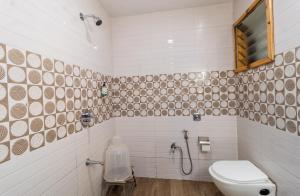 Koupelna v ubytování Saga Resort